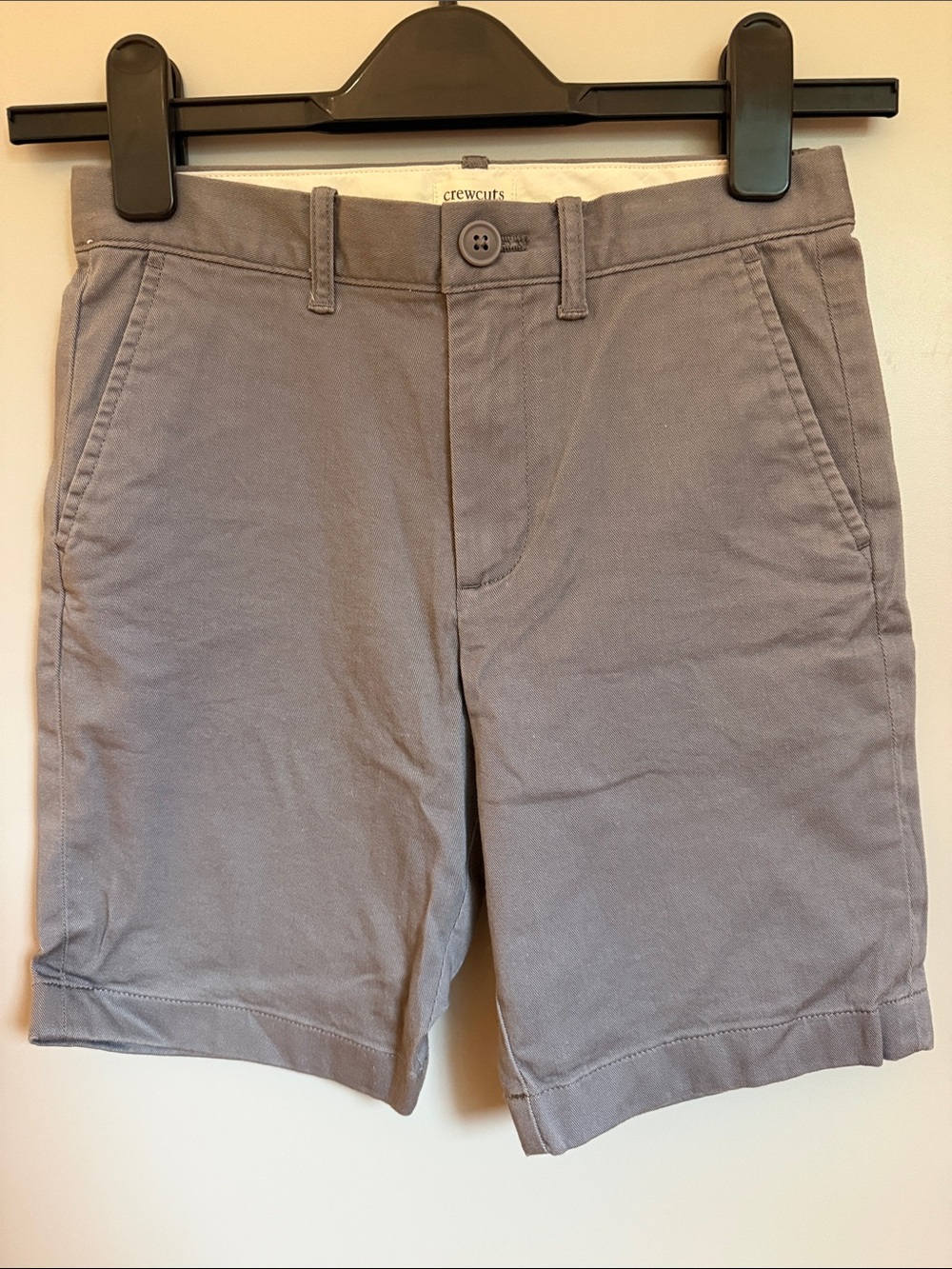 Crewcuts Light Gray Flat-Front Shorts